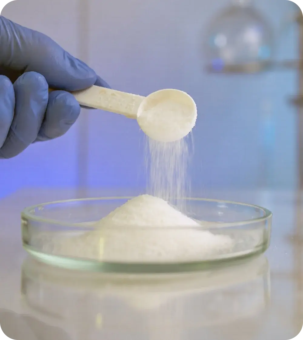 Pharmacist preparing a compounded prescription