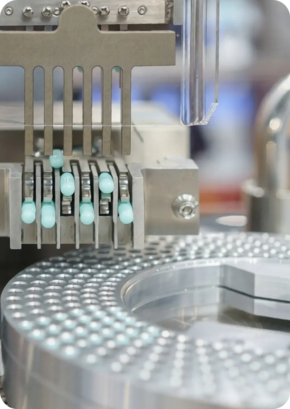 Capsule filling machine in a compounding pharmacy