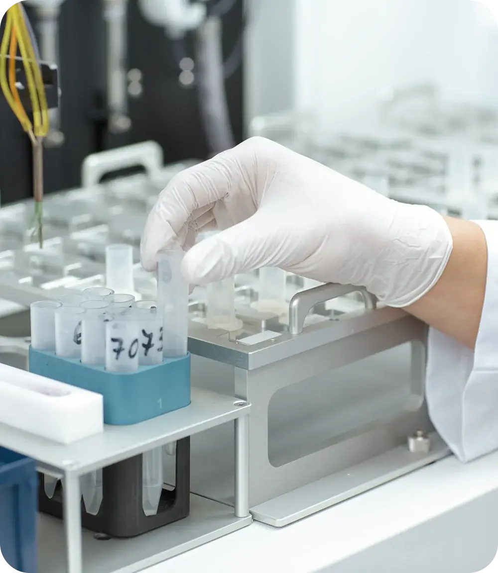 Pharmacist preparing a veterinary prescription